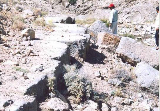 ساروج شکسته شده